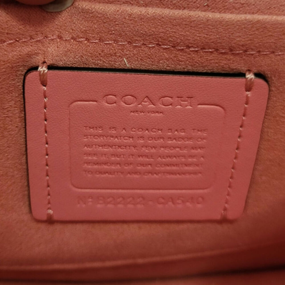 RARE Coach Mini Vintage Rose Print Klare Crossbody Wallet Cardholder SET GUC - Picture 5 of 10